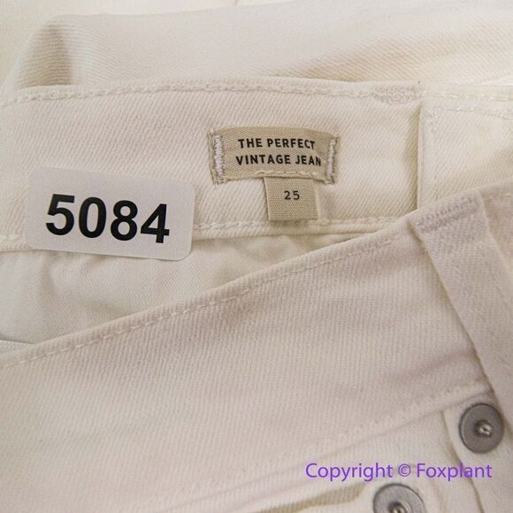 NEW Madewell The High-Rise Perfect Vintage Jean in Tile White,‎ 25 - Picture 11 of 13